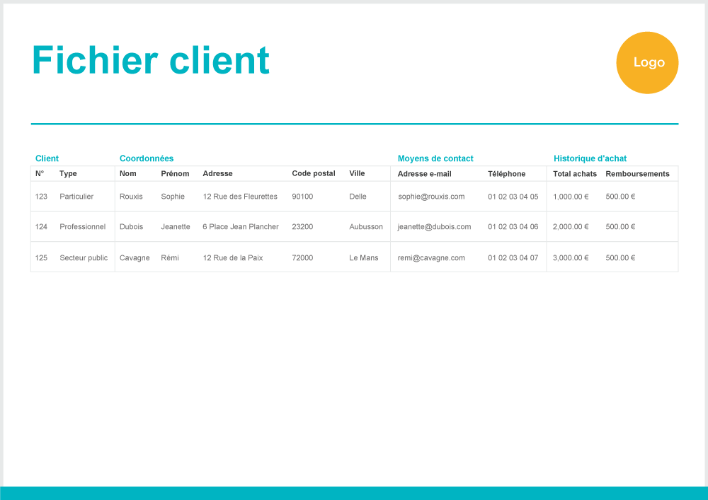 Répertoire téléphonique et carnet d'adresse à imprimer pour