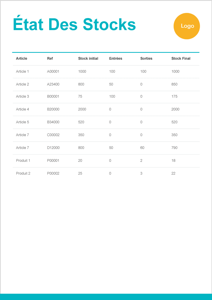 Comment faire une fiche de stock ?