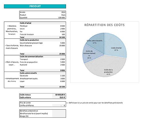 Calculer Son Prix De Revient Et Son Prix De Vente Sur Excel - Zervant