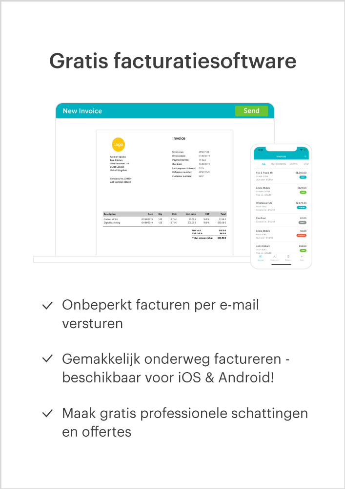 Gratis Voorbeeldfactuur Zervant