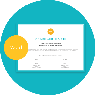 dividend certificate template