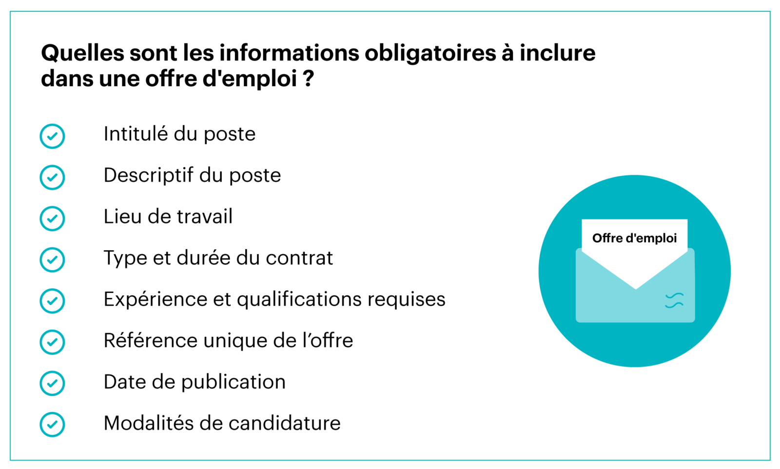 comment valider une offre d emploi