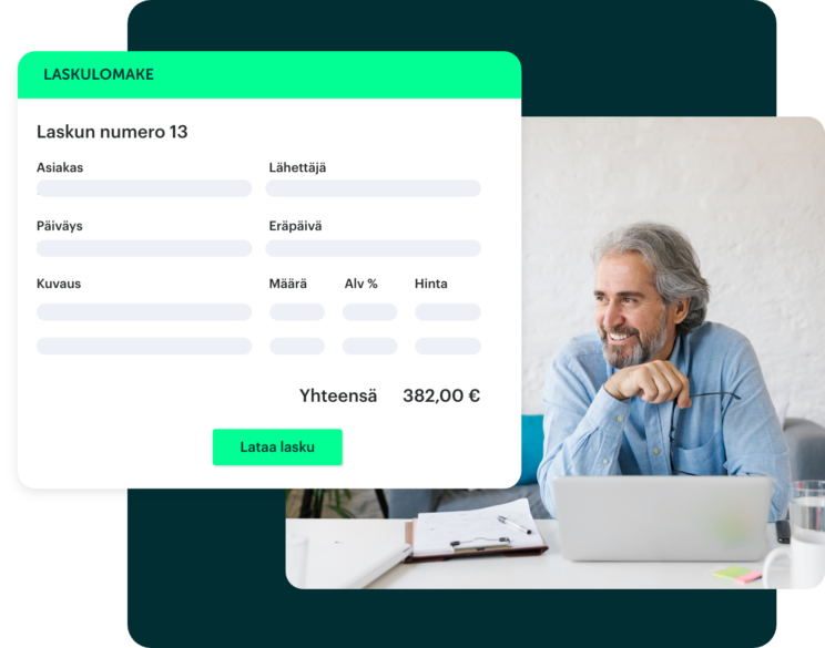 Ilmainen laskulomake helpottaa laskujen tekemistä