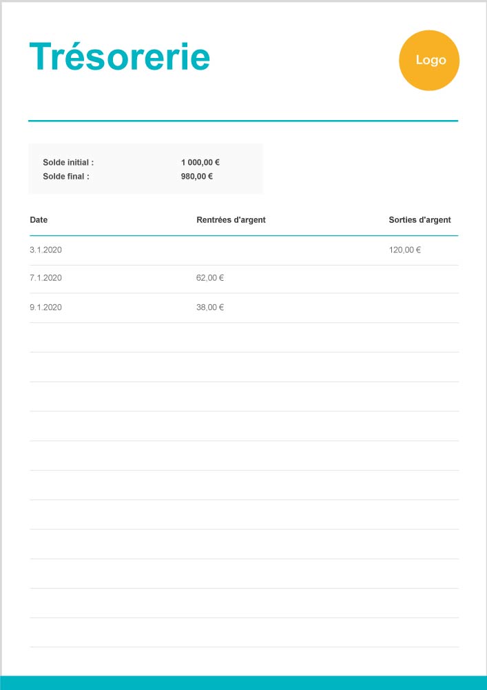 Exemple Journal De Caisse Excel Gratuit - Exemple de Groupes